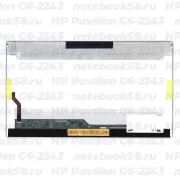 Матрица для ноутбука HP Pavilion G6-2243 (1366x768 HD) TN, 40pin, Глянцевая