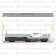 Матрица для ноутбука HP Pavilion G6-2039 (1366x768 HD) TN, 40pin, Глянцевая