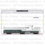 Матрица для ноутбука HP Pavilion G6-2106nr (1366x768 HD) TN, 40pin, Глянцевая