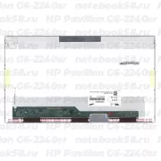 Матрица для ноутбука HP Pavilion G6-2240sr (1366x768 HD) TN, 40pin, Глянцевая