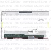 Матрица для ноутбука HP Pavilion G6-2252sr (1366x768 HD) TN, 40pin, Глянцевая