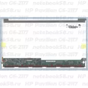 Матрица для ноутбука HP Pavilion G6-2117 (1366x768 HD) TN, 40pin, Глянцевая