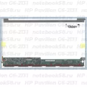 Матрица для ноутбука HP Pavilion G6-2131 (1366x768 HD) TN, 40pin, Глянцевая