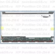 Матрица для ноутбука HP Pavilion G6-2146 (1366x768 HD) TN, 40pin, Глянцевая