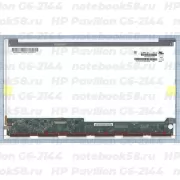 Матрица для ноутбука HP Pavilion G6-2144 (1366x768 HD) TN, 40pin, Глянцевая