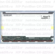 Матрица для ноутбука HP Pavilion G6-2235sr (1366x768 HD) TN, 40pin, Глянцевая