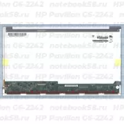 Матрица для ноутбука HP Pavilion G6-2242 (1366x768 HD) TN, 40pin, Глянцевая
