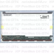 Матрица для ноутбука HP Pavilion G6-1374 (1366x768 HD) TN, 40pin, Глянцевая