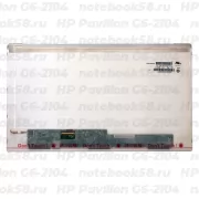 Матрица для ноутбука HP Pavilion G6-2104 (1366x768 HD) TN, 40pin, Матовая