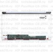 Матрица для ноутбука HP Pavilion G6-2104 (1366x768 HD) TN, 40pin, Глянцевая