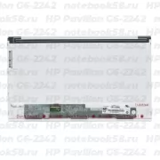 Матрица для ноутбука HP Pavilion G6-2242 (1366x768 HD) TN, 40pin, Матовая