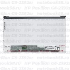 Матрица для ноутбука HP Pavilion G6-2392sr (1366x768 HD) TN, 40pin, Матовая