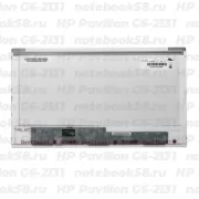 Матрица для ноутбука HP Pavilion G6-2131 (1366x768 HD) TN, 40pin, Глянцевая