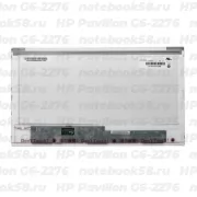 Матрица для ноутбука HP Pavilion G6-2276 (1366x768 HD) TN, 40pin, Глянцевая