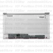 Матрица для ноутбука HP Pavilion DV6-3328sr (1366x768 HD) TN, 40pin, Глянцевая