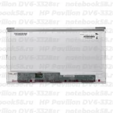 Матрица для ноутбука HP Pavilion DV6-3328sr (1366x768 HD) TN, 40pin, Глянцевая