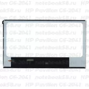 Матрица для ноутбука HP Pavilion G6-2041 (1366x768 HD) TN, 40pin, Глянцевая