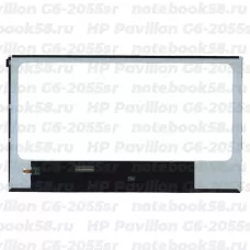 Матрица для ноутбука HP Pavilion G6-2055sr (1366x768 HD) TN, 40pin, Глянцевая