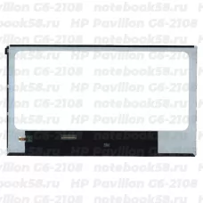 Матрица для ноутбука HP Pavilion G6-2108 (1366x768 HD) TN, 40pin, Глянцевая