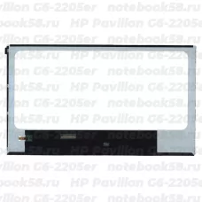 Матрица для ноутбука HP Pavilion G6-2205er (1366x768 HD) TN, 40pin, Глянцевая