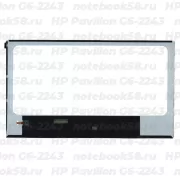 Матрица для ноутбука HP Pavilion G6-2243 (1366x768 HD) TN, 40pin, Глянцевая