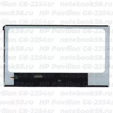 Матрица для ноутбука HP Pavilion G6-2254sr (1366x768 HD) TN, 40pin, Глянцевая