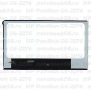 Матрица для ноутбука HP Pavilion G6-2276 (1366x768 HD) TN, 40pin, Глянцевая