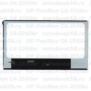 Матрица для ноутбука HP Pavilion G6-2360sr (1366x768 HD) TN, 40pin, Глянцевая