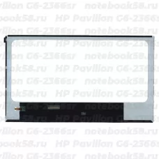 Матрица для ноутбука HP Pavilion G6-2366sr (1366x768 HD) TN, 40pin, Глянцевая