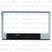 Матрица для ноутбука HP Pavilion G6-1364 (1366x768 HD) TN, 40pin, Глянцевая