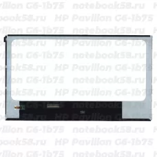 Матрица для ноутбука HP Pavilion G6-1b75 (1366x768 HD) TN, 40pin, Глянцевая