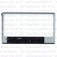 Матрица для ноутбука HP Pavilion G6-1c71 (1366x768 HD) TN, 40pin, Глянцевая