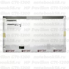 Матрица для ноутбука HP Pavilion G7t-1200 (1600x900 HD+) TN, 40pin, Матовая