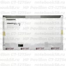 Матрица для ноутбука HP Pavilion G7-1275er (1600x900 HD+) TN, 40pin, Матовая