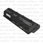 Аккумулятор для ноутбука HP Pavilion G6-2028 (Li-Ion 8800mAh, 10.8V) OEM, расширенный