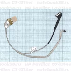 Шлейф матрицы для ноутбука HP Pavilion G7-1314er (40pin LVDS, LED)