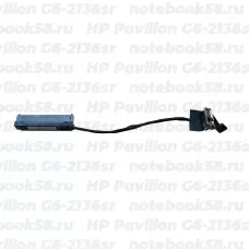 Шлейф жесткого диска для ноутбука HP Pavilion G6-2136sr (6+7pin)